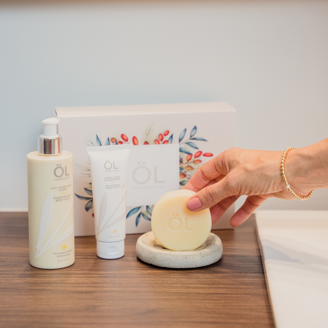 Routine quotidienne de soins pour le corps ÖL cosmétiques