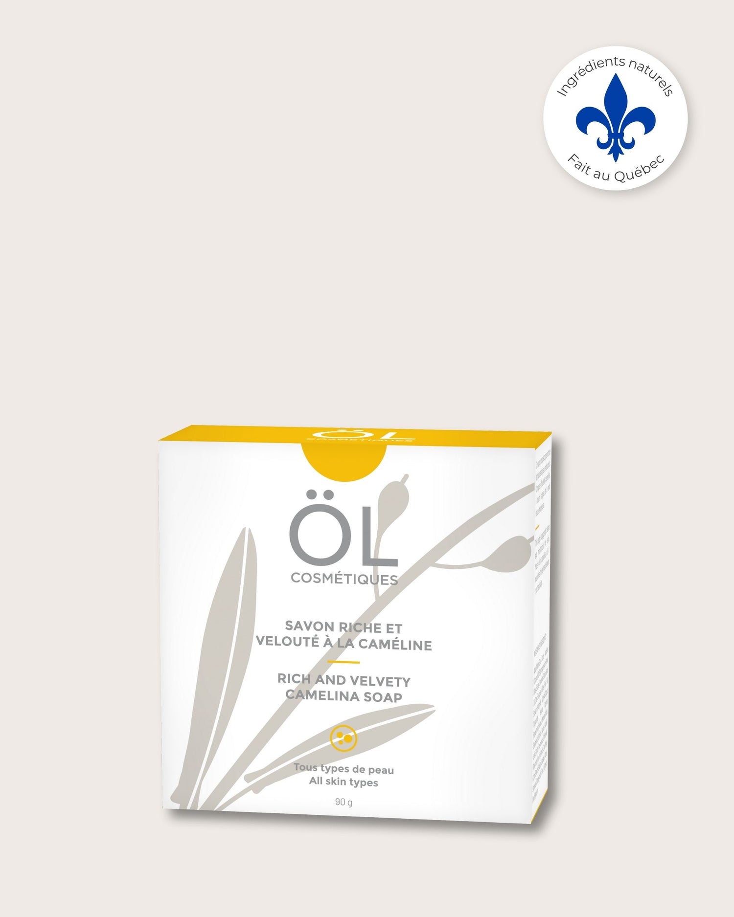 Savon riche et velouté à la caméline ÖL cosmétiques