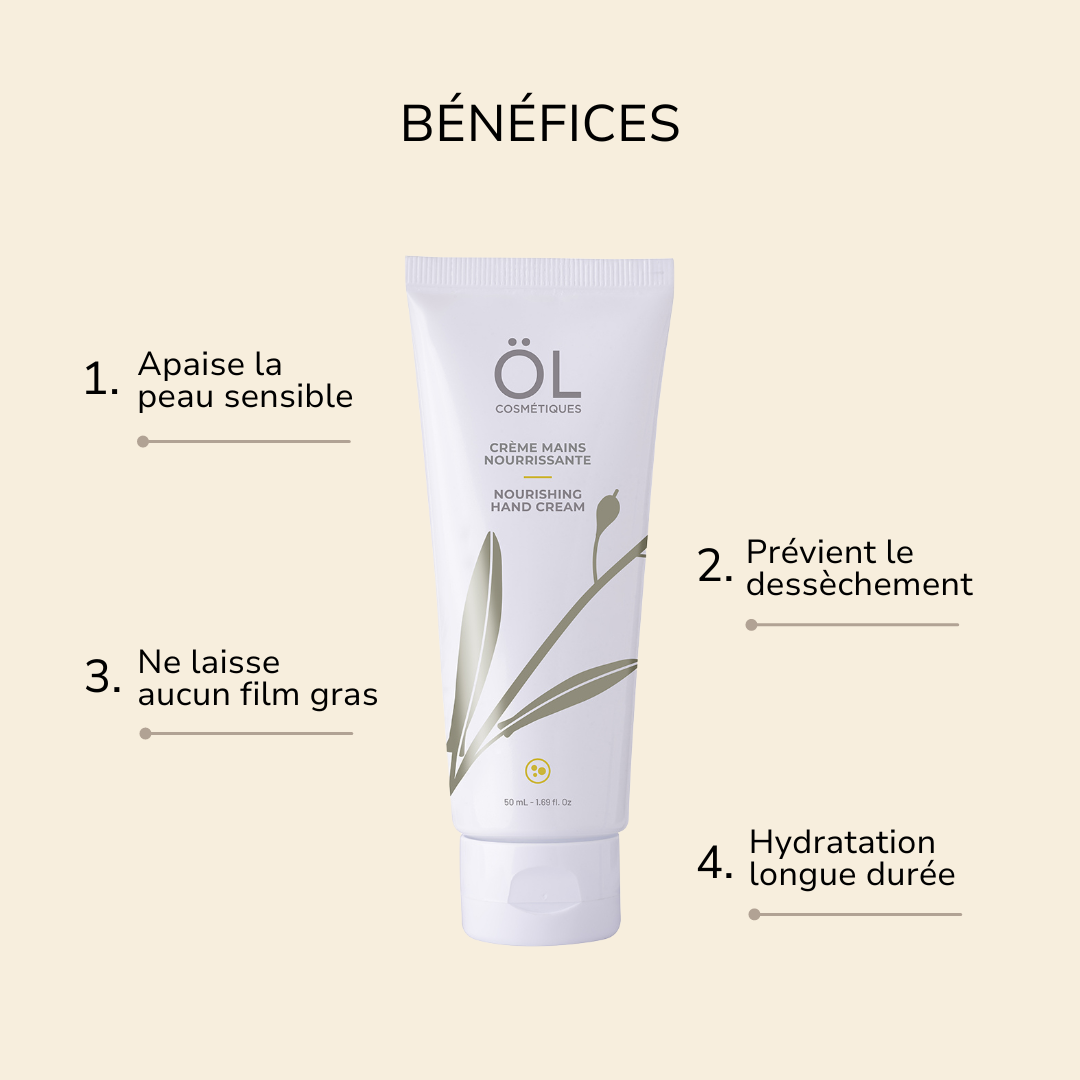 Bienfaits de la crème naturelle pour les mains ÖL cosmétiques