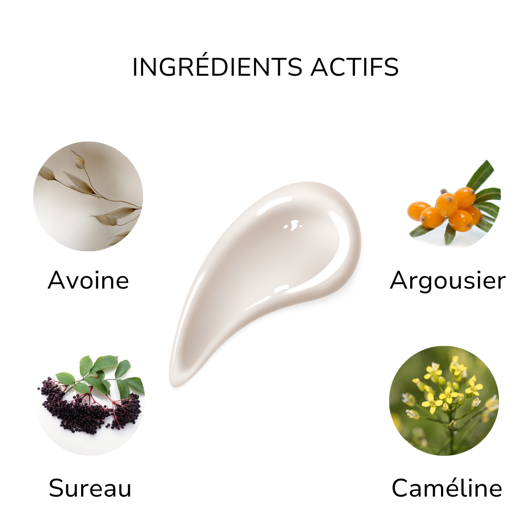 Ingrédients actifs du lait hydratant pour le corps ÖL cosmétiques