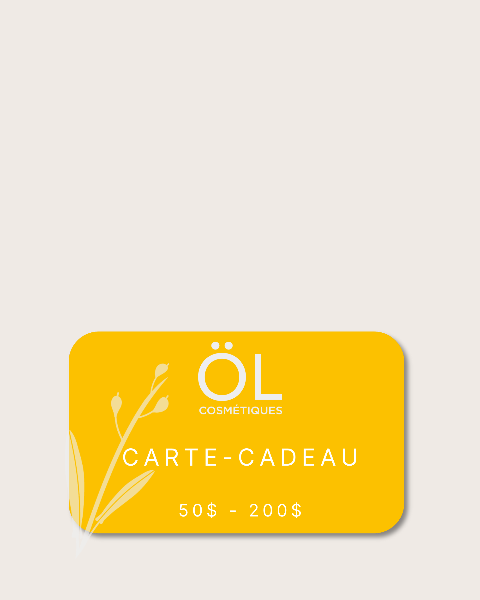 Carte-Cadeau numérique ÖL cosmétiques