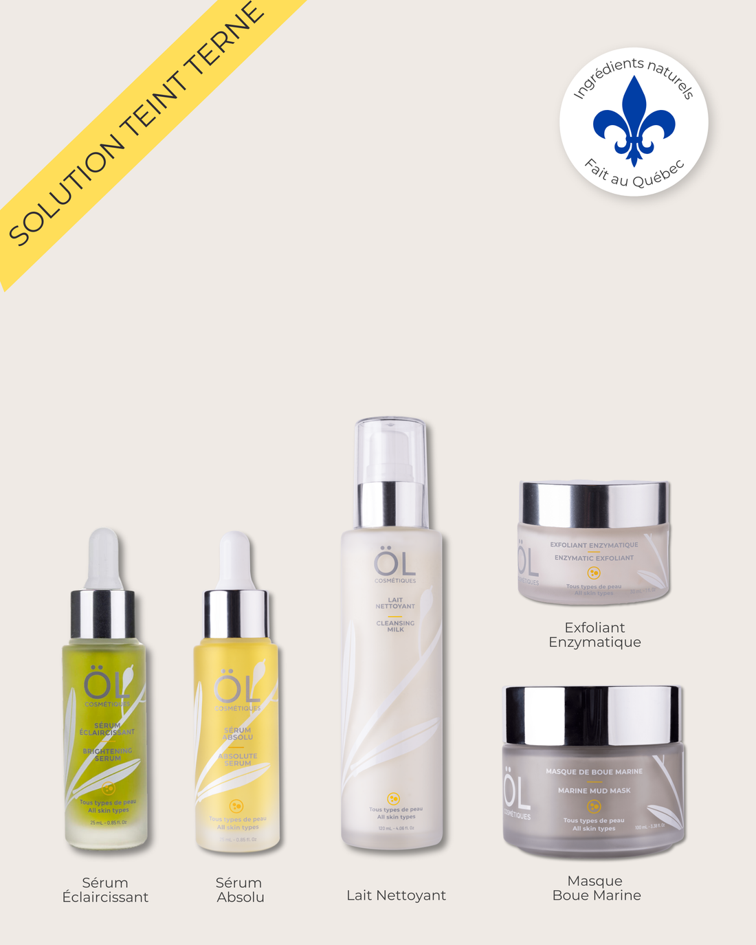Routine éclat et vitalité ÖL cosmétiques